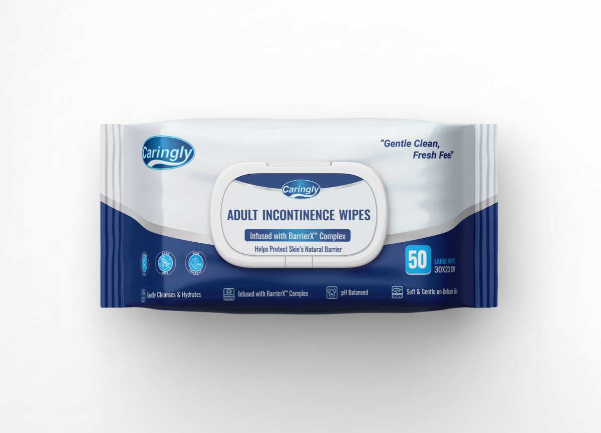 Caringly Adult Incontinence Wipes