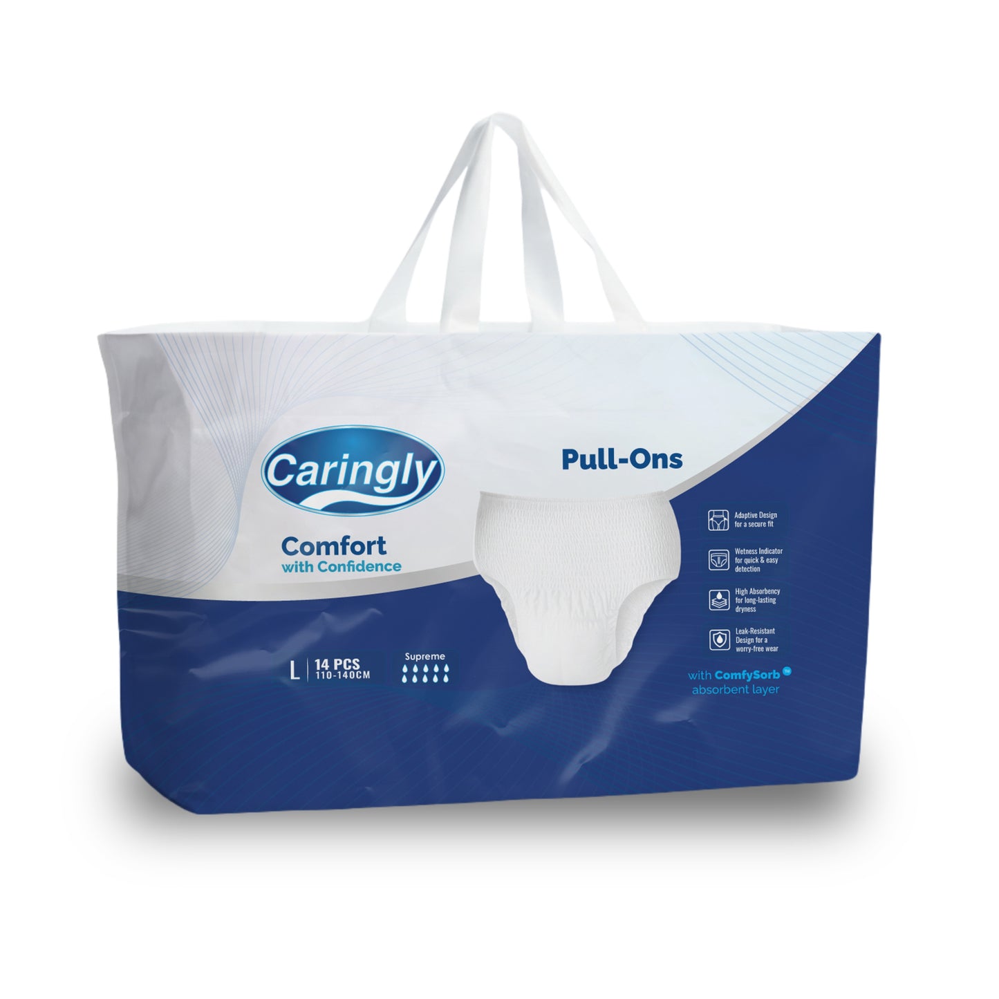 Caringly Supreme Pull-Ons Incontinence Pads 14Pack 3